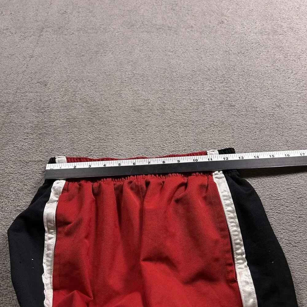 Nike Dri-Fit Athletic Basketball Shorts Mens S Red Black White Y2K Retro Gym